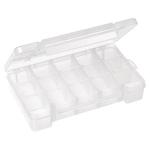 Akro-Mills Plastic Storage Case, 15 Compartments, 8 5/8"L x 1 5/8"H x 5 1/8"W